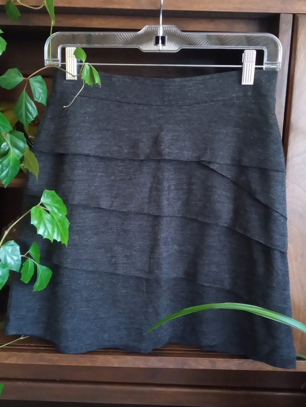 Prana Merino Wool Blend Tiered Mini Skirt XS